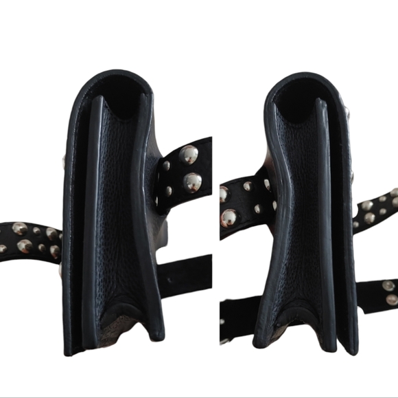 Scotch & Soda Maison Scotch Leather Heart Studded Belt Bag - Picture 12 of 16